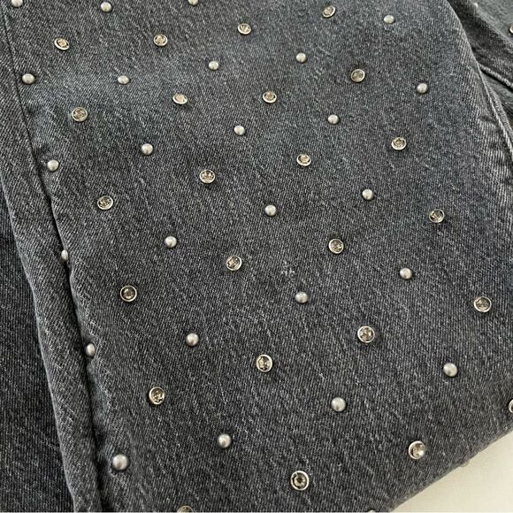 Levi's 501 Original Studded Front Straight Jeans in Black Wash, Size 27 NWOT - Picture 8 of 15